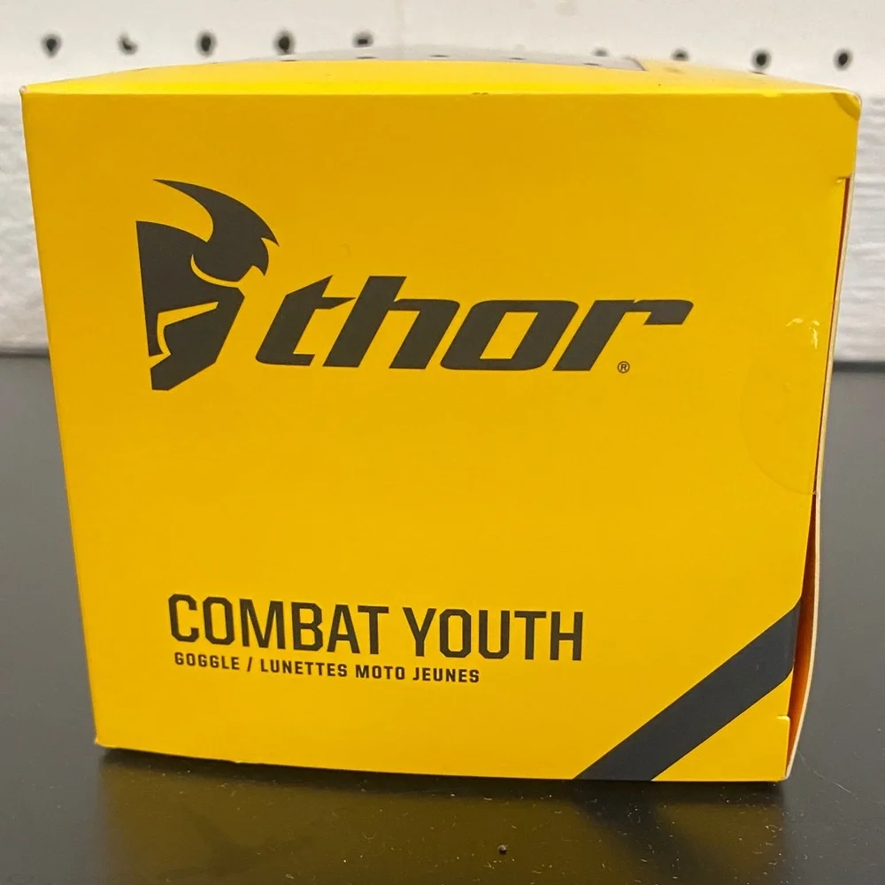 Thor Combat Youth Goggles in Black